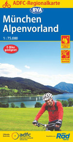 München Alpenvorland ADFC Regionalkarte 2020